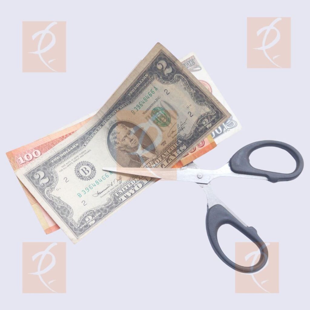 Expenditure Cut Money 1